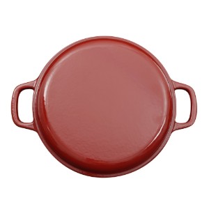 3er-Set Kochgeschirr, stapelbar, 25 cm, Gusseisen - Zokura