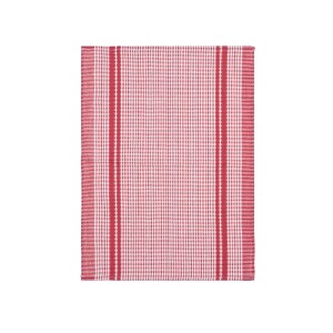 Set of 4 “Waffle” kitchen towels, 50 x 70 cm, Red - Tiseco