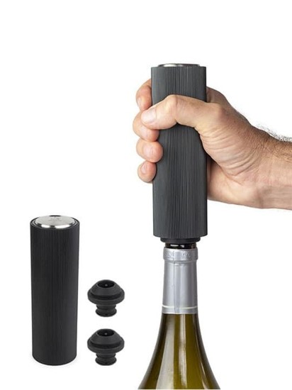 Electric corkscrew and vacuum pump set, "Master of Wine" - Peugeot