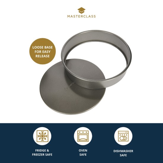 Pan tond, azzar, 20 cm - Inġenji tal-kċina