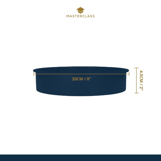 Pan tond, azzar, 20 cm - Inġenji tal-kċina