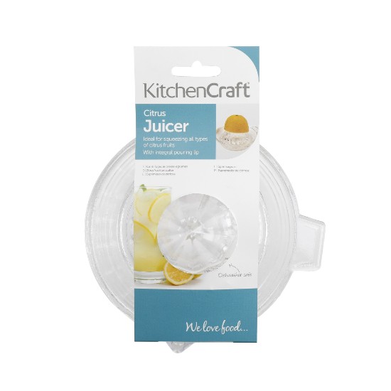 Juicer taċ-ċitru, magħmul mill-ħġieġ - minn Kitchen Craft