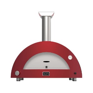 Wood-fired pizza oven, Moderno 2 Pizze, Red - Alfa