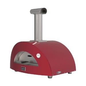 Puuküttega pitsaahi, Moderno 2 Pizze, punane - Alfa