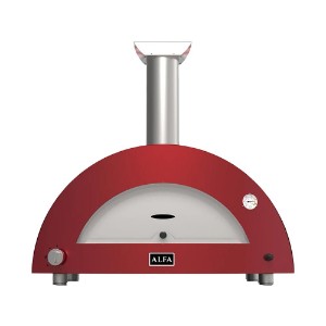 Forno a gás para pizza, Moderno 3 Pizze, Vermelho - Alfa