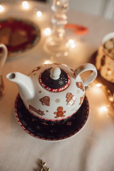 Tea serving set, porcelain, 350 ml, "GINGERBREAD" - Easy Life
