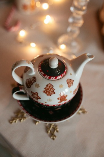 Tea serving set, porcelain, 350 ml, "GINGERBREAD" - Easy Life