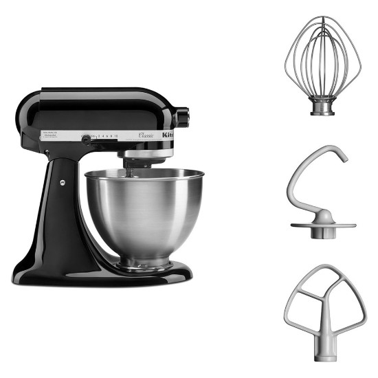 Sada 4,3 l klasického mixéru a kuchyňského robotu 1,7 l, Onyx Black - KitchenAid