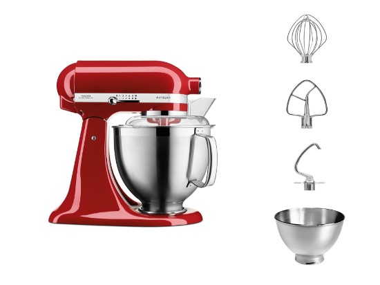 Artisan Mixer 4,8L, modelis 185, Empire Red - KitchenAid