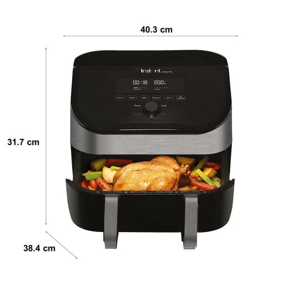 Kuuma õhu kahekordne fritüür, 8.5 L / 1700 W, Vortex Plus VersaZone ClearCook - Instant Pot