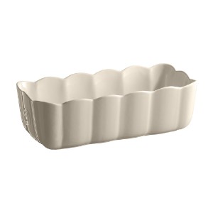 Sponge cake baking pan, ceramic, 28.5 x 13 cm / 1.8 L, Clay - Emile Henry