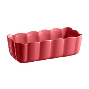 Sponge cake baking pan, ceramic, 28.5 x 13cm / 1.8 L, Rose Candy - Emile Henry