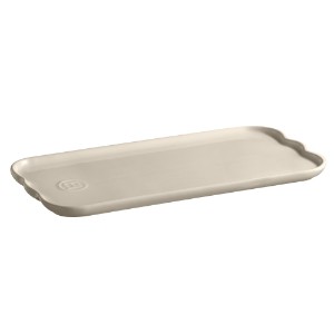 Ag freastal ar platter, ceirmeach, 31.5 x 15 cm, Clay - Emile Henry