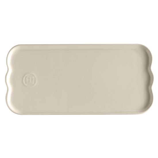 Ag freastal ar platter, ceirmeach, 31.5 x 15 cm, Clay - Emile Henry