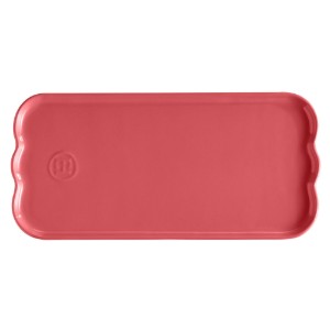 Serveringsfad, keramik, 31,5 x 15 cm, Rose Candy - Emile Henry