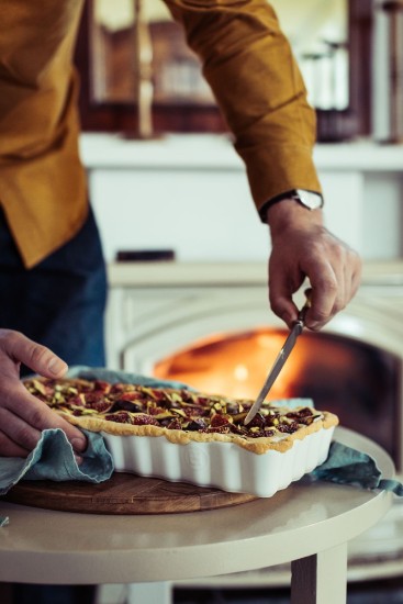 Tart baking dish, ceramic, 36x15 cm/1.3 L, Clay - Emile Henry