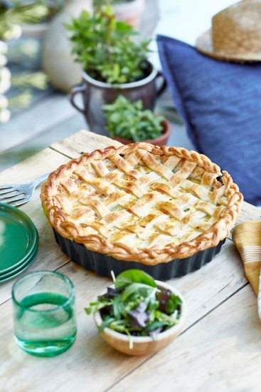 Plat à tarte, céramique, 24,5cm/1,15L, Belle-Ile - Emile Henry