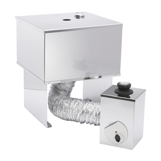 Stainless steel smokehouse, 31 x 31 cm - de Buyer