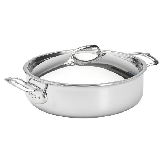 "Affinity" sauté pan with 2  handles, 28 cm / 4.6 l, stainless steel - "de Buyer" brand