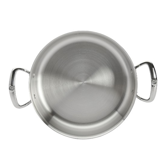 "Affinity" sauté pan with 2  handles, 28 cm / 4.6 l, stainless steel - "de Buyer" brand