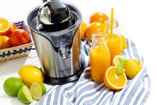 Professionel citrus juicer, rustfrit stål, 500W - Camry