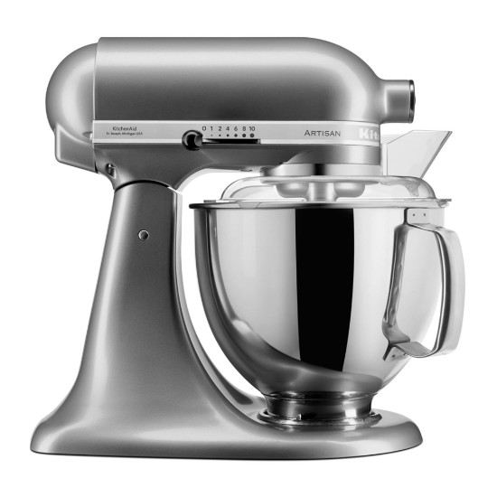 Μίξερ "Artisan", 4,8L, Μοντέλο 175, χρώμα "Contour Silver" - μάρκα KitchenAid