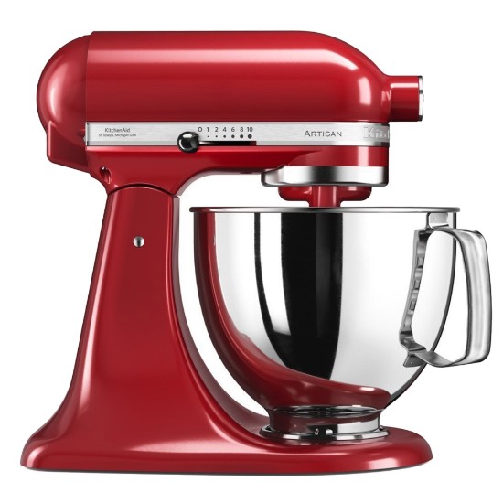 Mélangeur Artisan 4,8 L, modèle 125, Empire Red - KitchenAid