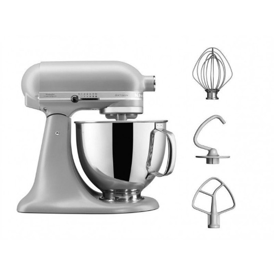 Mélangeur Artisan, 4,8 L, modèle 125, Matte Grey - KitchenAid