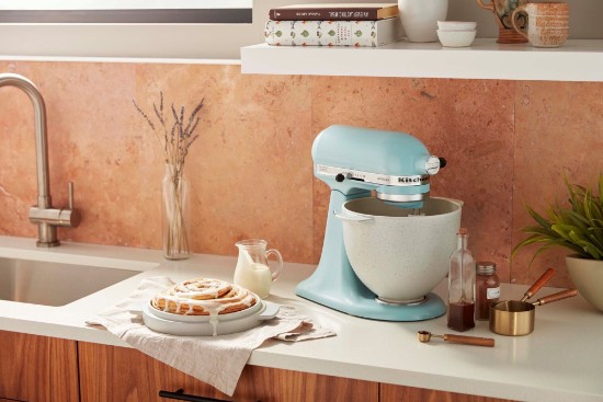 Skutella taċ-ċeramika, 4.7 L, għall-ħobż, Grey - KitchenAid