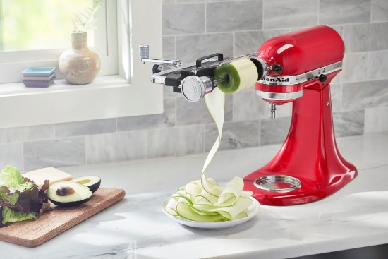 Cúlpháirtí le haghaidh bileoga glasraí agus torthaí a ghearradh, le 2 lanna - KitchenAid