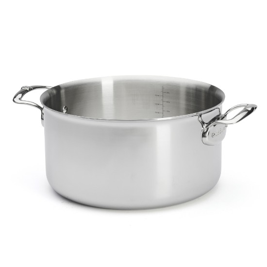 Rostfri kastrull med lock, 5-Ply, 28cm/8,5L, "Affinity" - de Buyer