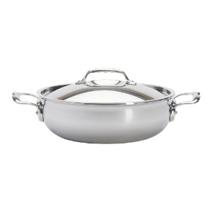 "Affinity" sautépanne med 2 håndtak, rustfritt stål, 28 cm / 4,9 l - "de Buyer" merkevare