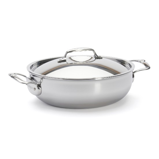 "Affinity" sauté pánev se 2 držadly, nerezová ocel, 28 cm / 4,9 l - značka "de Buyer"