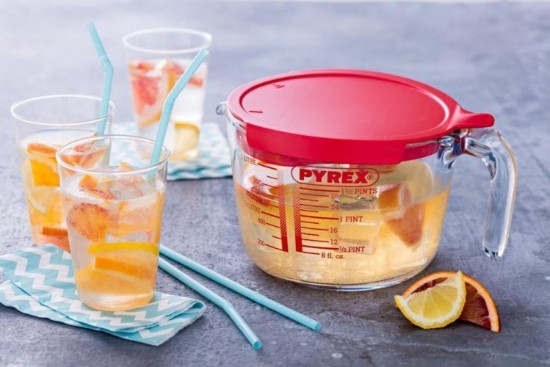 Taza medidora, con tapa, vidrio resistente al calor, 1000 ml - Pyrex