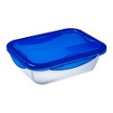 Pyrex - Cook & Go - BoîTe Rectangulaire En Verre Avec Couvercle HerméTique Et ÉTanche Ø 30 Cm - - Cuisinez Au Four, Conservez Et Emportez-image