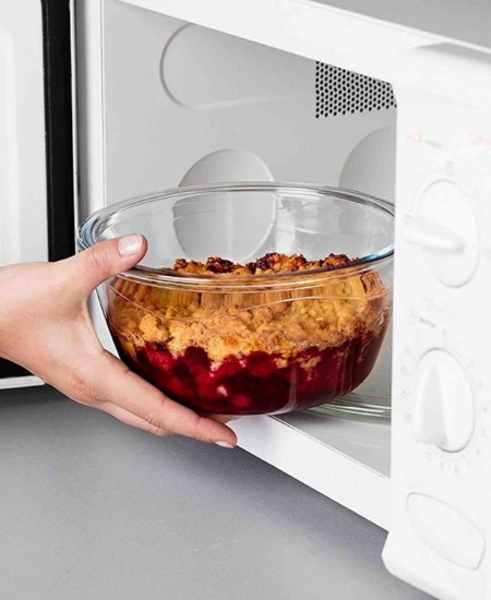 Round food container, with airtight lid, heat-resistant glass, 15cm/0.7L, "Cook&Go" - Pyrex