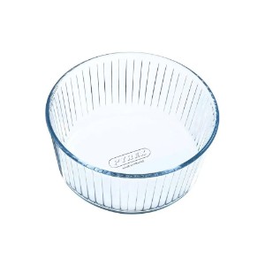 Forma para suflê, vidro resistente ao calor, 22cm/2,5L - Pyrex