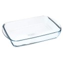 Plato rectangular, vidrio resistente al calor, 40 x 27 cm / 3,7 L, "Ic