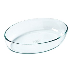 Oval dish, heat-resistant glass, 40 x 27 cm / 4.2 L, "Iconics" - Pyrex