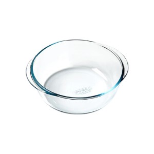 Round dish suitable for air fryers, 7 L, heat-resistant glass, 23cm/2.3L - Pyrex