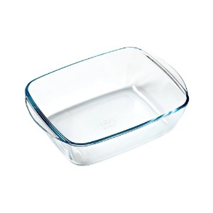 Pravougaona posuda za friteze, 6.5L, staklo otporno na toplotu, 23x15cm / 1.2L - Pyrex