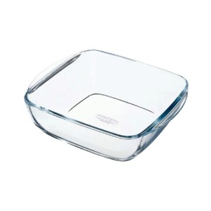 Kvadratinis indas, tinkamas oro gruzdintuvėms, 7 L, karščiui atsparus stiklas, 25x22cm/2.2L - Pyrex