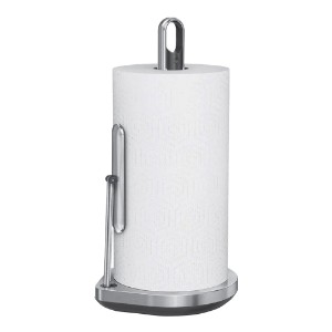 Paper towel holder with spray included, 38.1 cm, Brushed - simplehuman