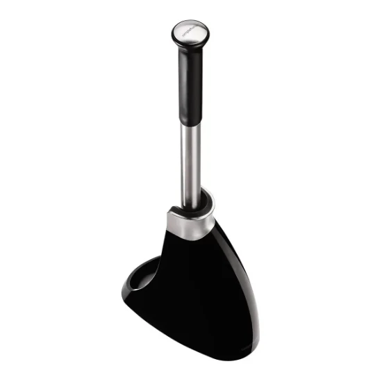 Toilet brush with holder, 47.2 cm, Black - simplehuman