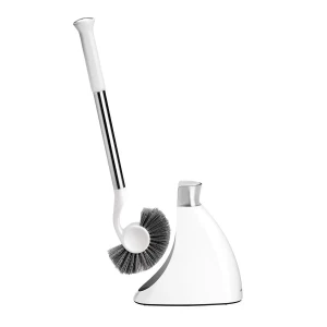 Toilet brush with holder, 47.2 cm, white - simplehuman