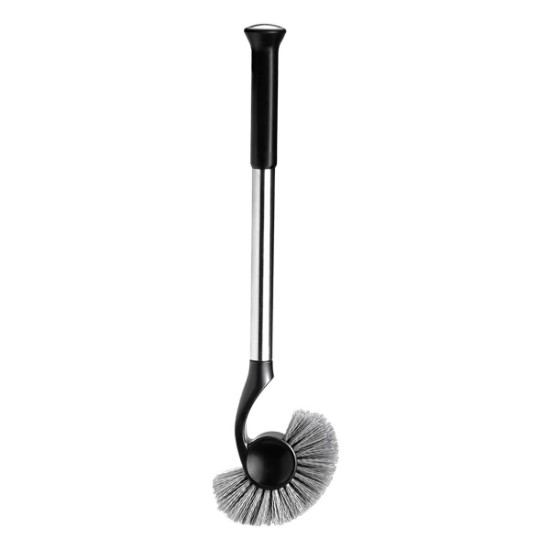 Toilet brush with holder, 47.2 cm, Black - simplehuman