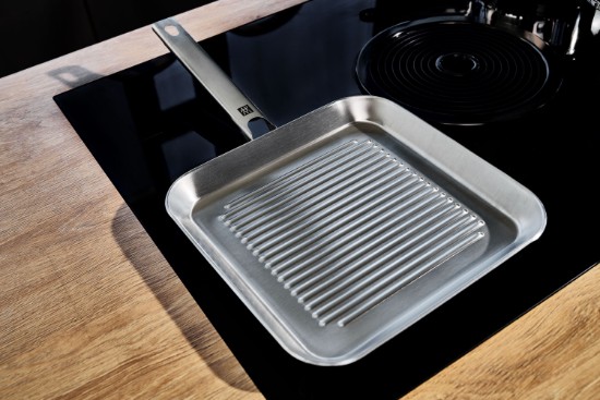 Square grill pan, stainless steel, 24 x 24 cm, "Joy Plus" - Zwilling