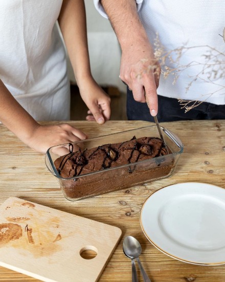 Rectangular baking dish, heat-resistant glass, 28x12cm, "Cook&Enjoy" - Pyrex