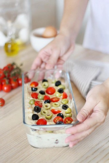 Rectangular baking dish, heat-resistant glass, 31x12cm, "Cook&Enjoy" - Pyrex