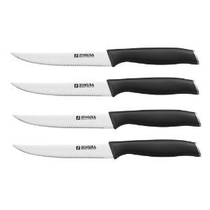 Set of 4 steak knives, stainless steel - Zokura